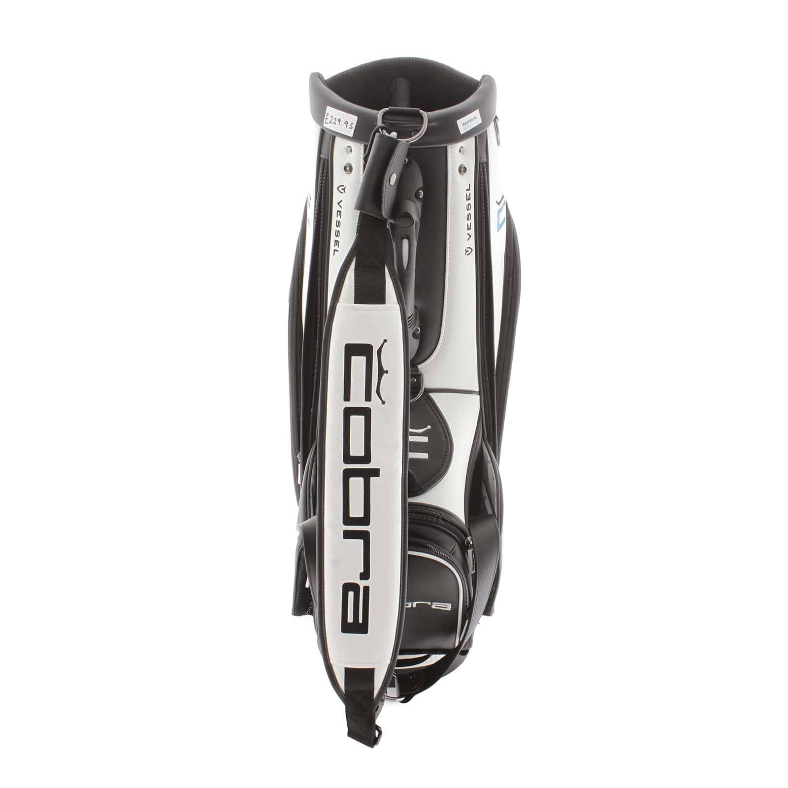 Cobra Vessel Cart Bag - Black/White/Blue - Image 4