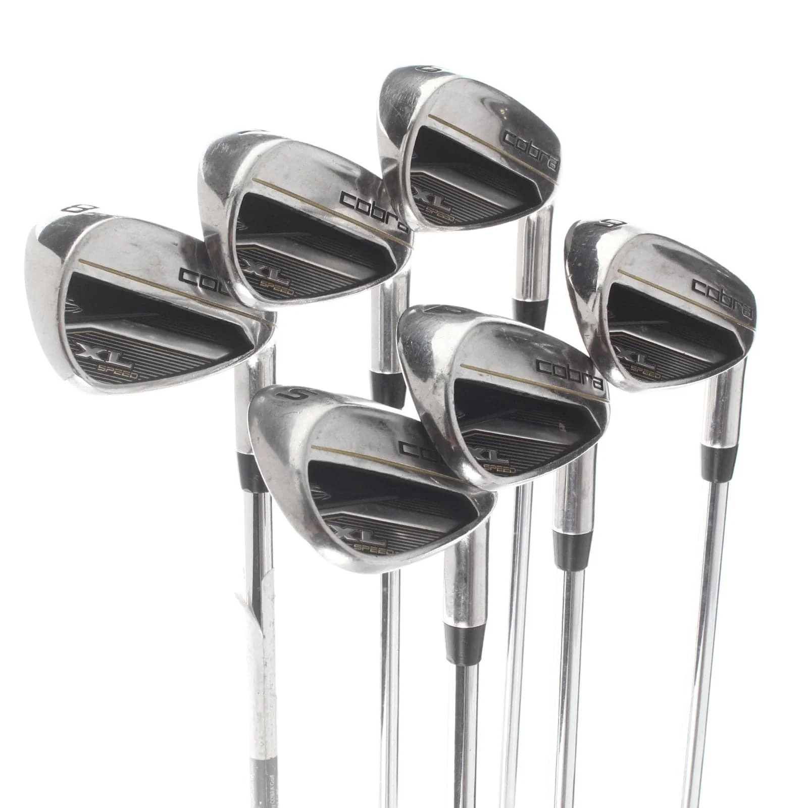 Cobra XL Speed Steel Mens Right Hand Irons 6-SW Regular - Cobra Steel - Image 2