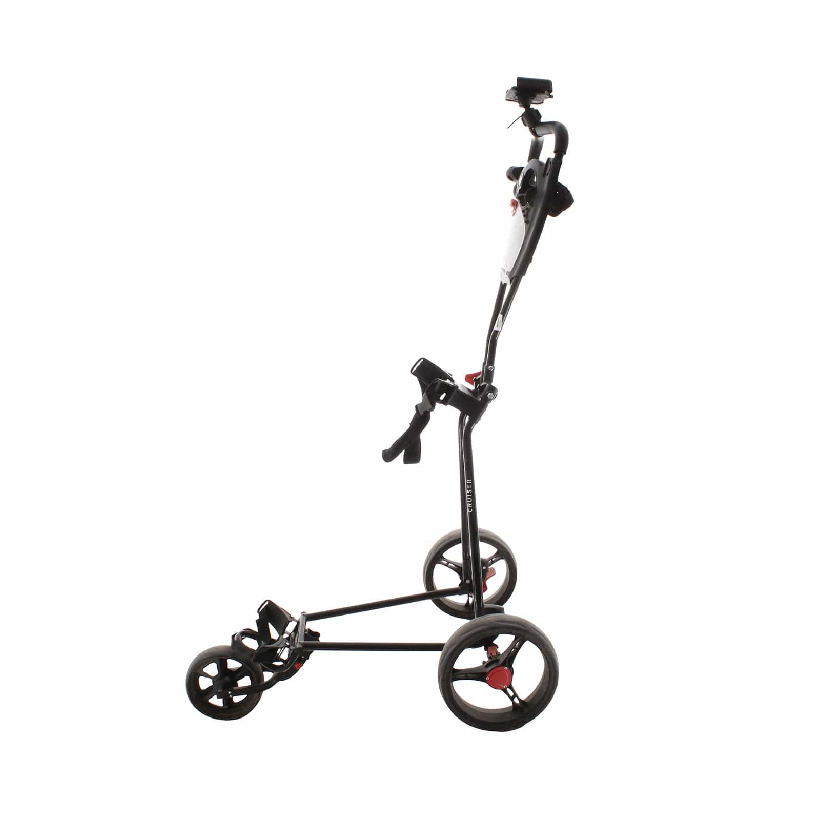 Cruiser 3-Wheel Push/Pull Trolley - Black/Red