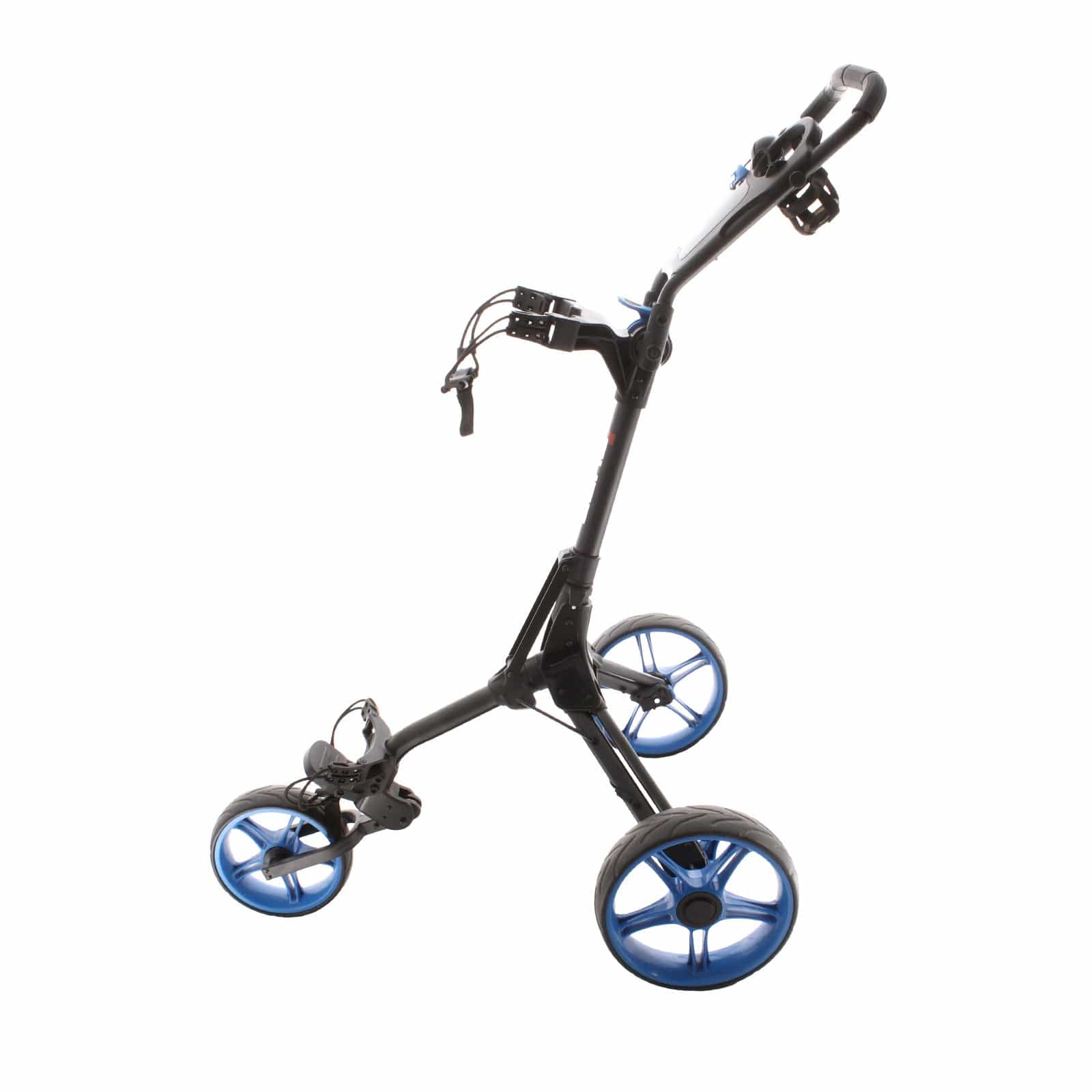 Cube 3 3-Wheel Push/Pull Trolley - Black/Blue