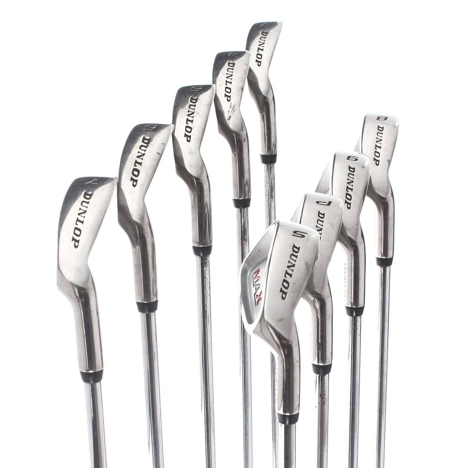 Dunlop Max Steel Mens Right Hand Irons 3-SW Regular - Dunlop Standard - Image 3