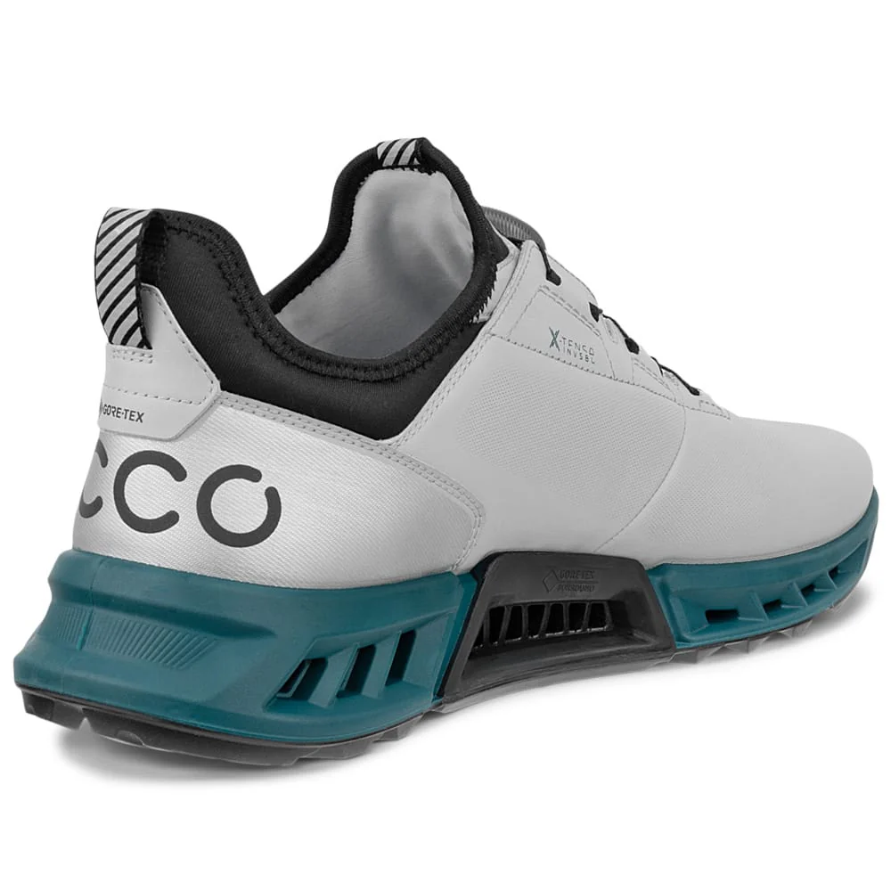 ECCO BIOM C4 Hybrid BOA GORE-TEX Spikeless Waterproof Shoes - Concrete/Baygreen - Image 8