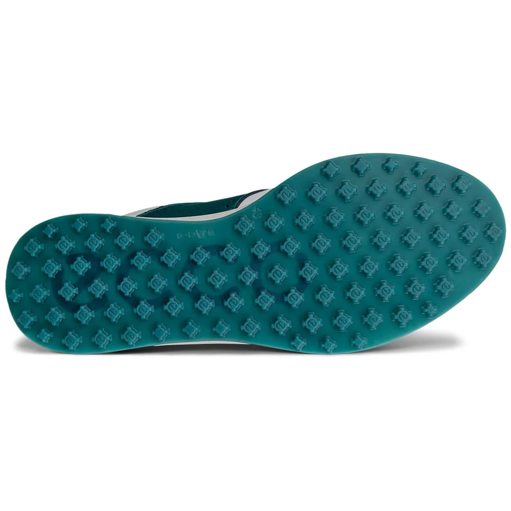 ECCO Golf S-Casual Waterproof Spikeless Shoes - White/Bay Green - Image 2