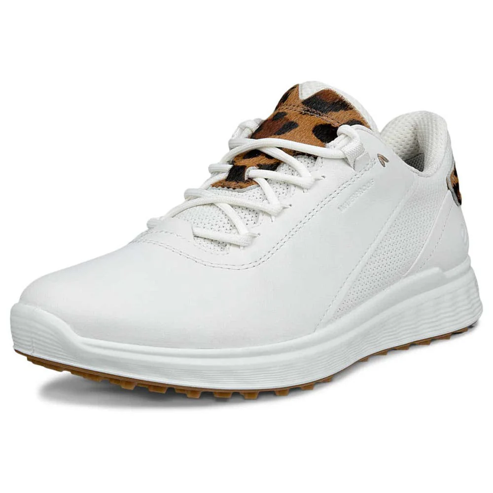 Ecco Golf S-Casual Waterproof Ladies Spikeless Shoes - White/Lion - Image 2