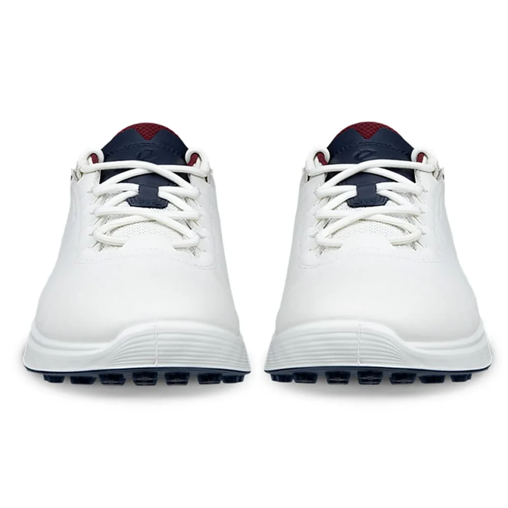 ECCO S-Casual Spikeless Waterproof Shoes - White/Marine - Image 5