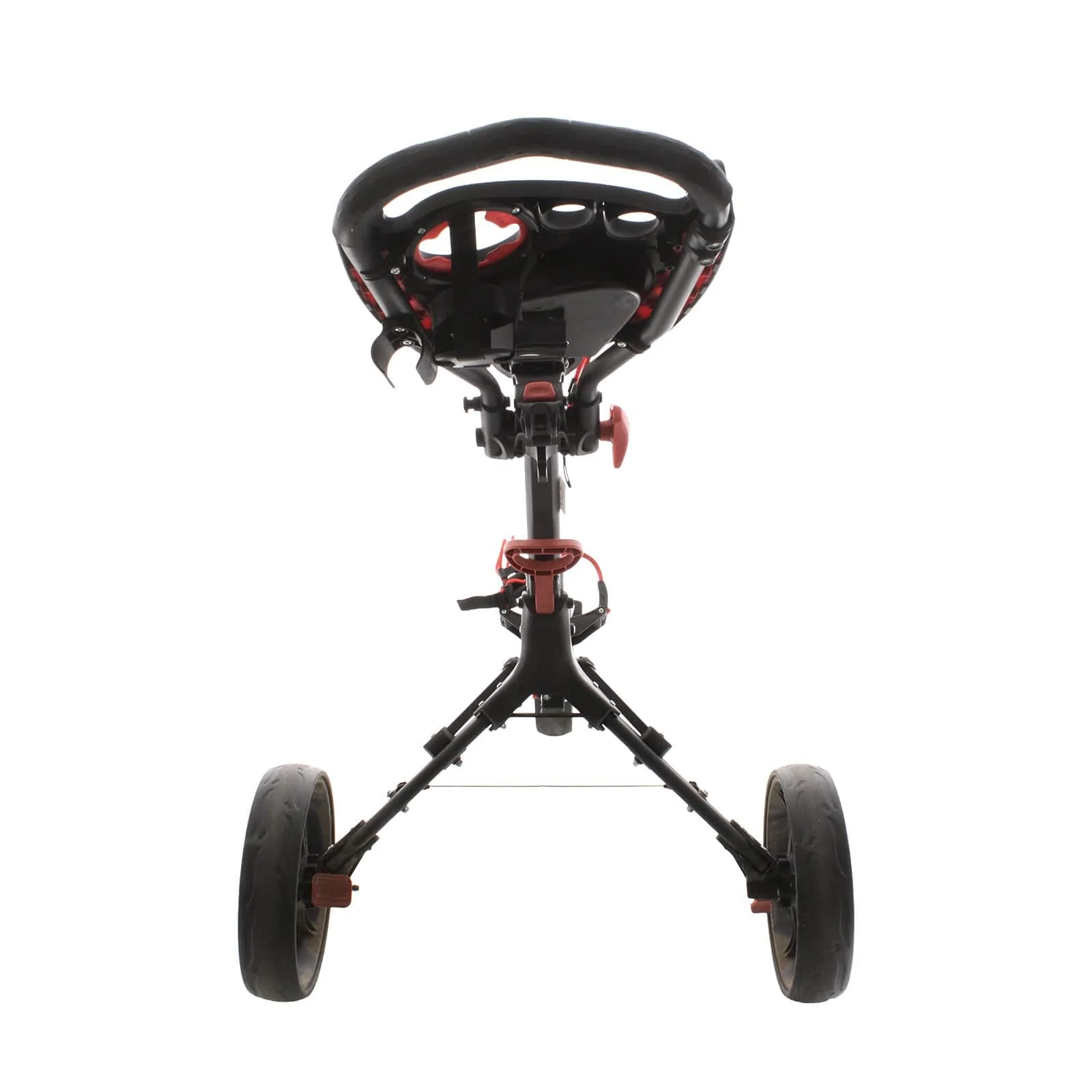 Eze Glide Compact Plus 3-Wheel Push/Pull Trolley - Black/Red - Image 4