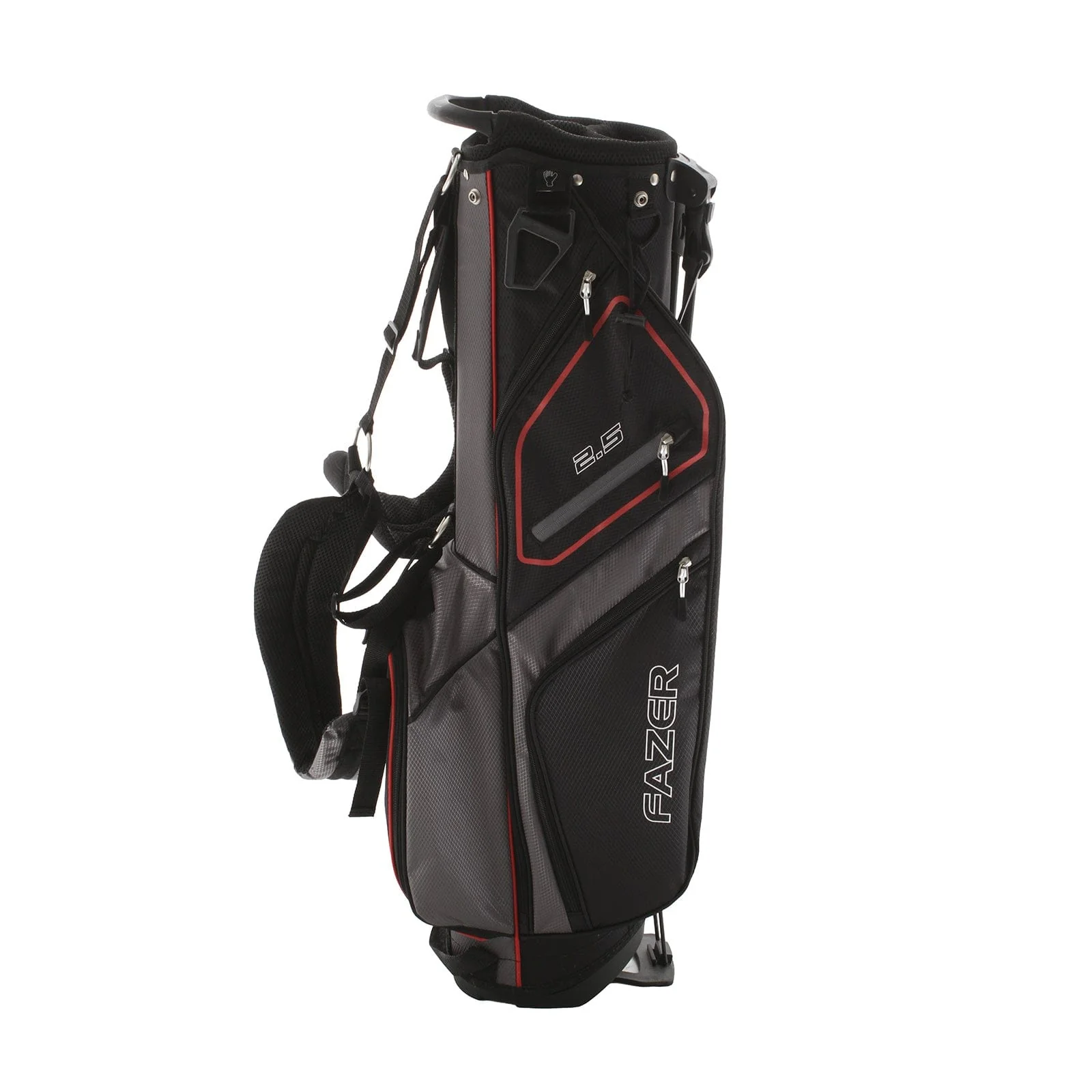 Fazer 2.5 Stand Bag - Black/Red - Image 2