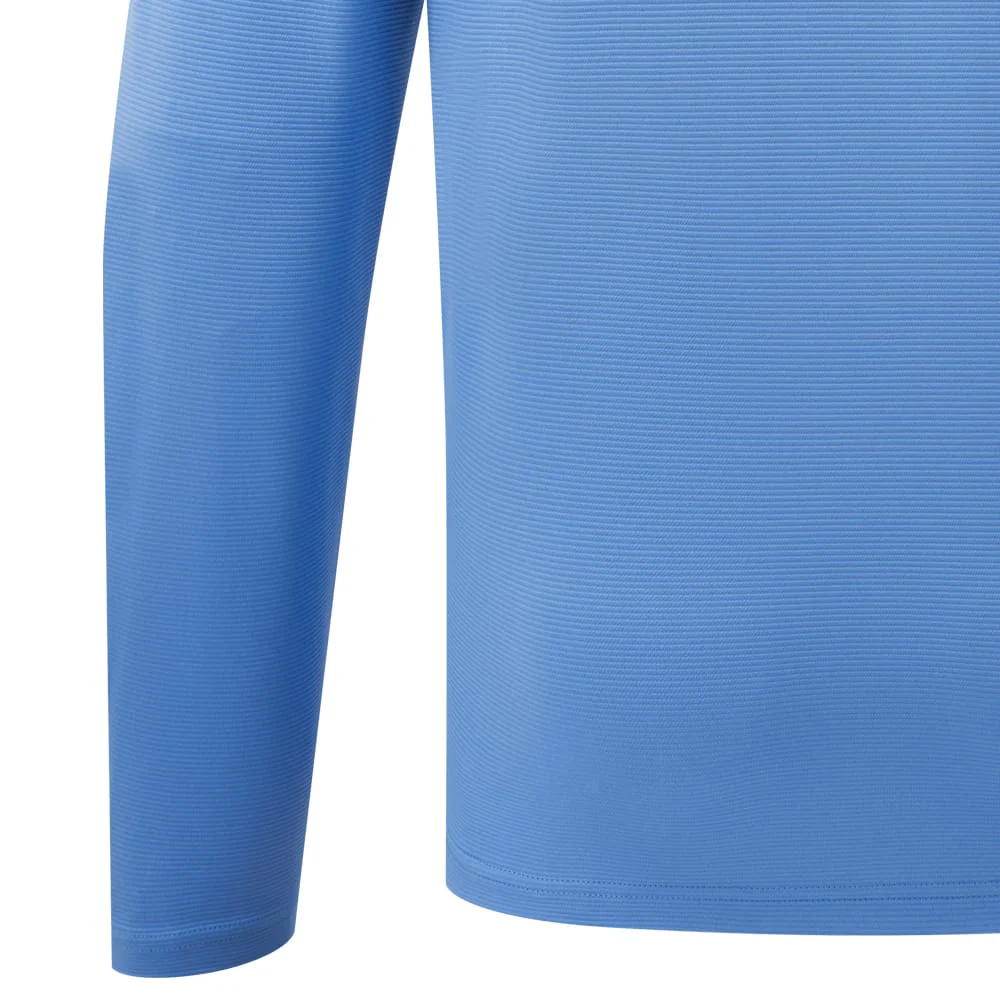 FootJoy Angled Ottoman Chillout 1/4 Zip Pullover - Coastal Blue - Image 5