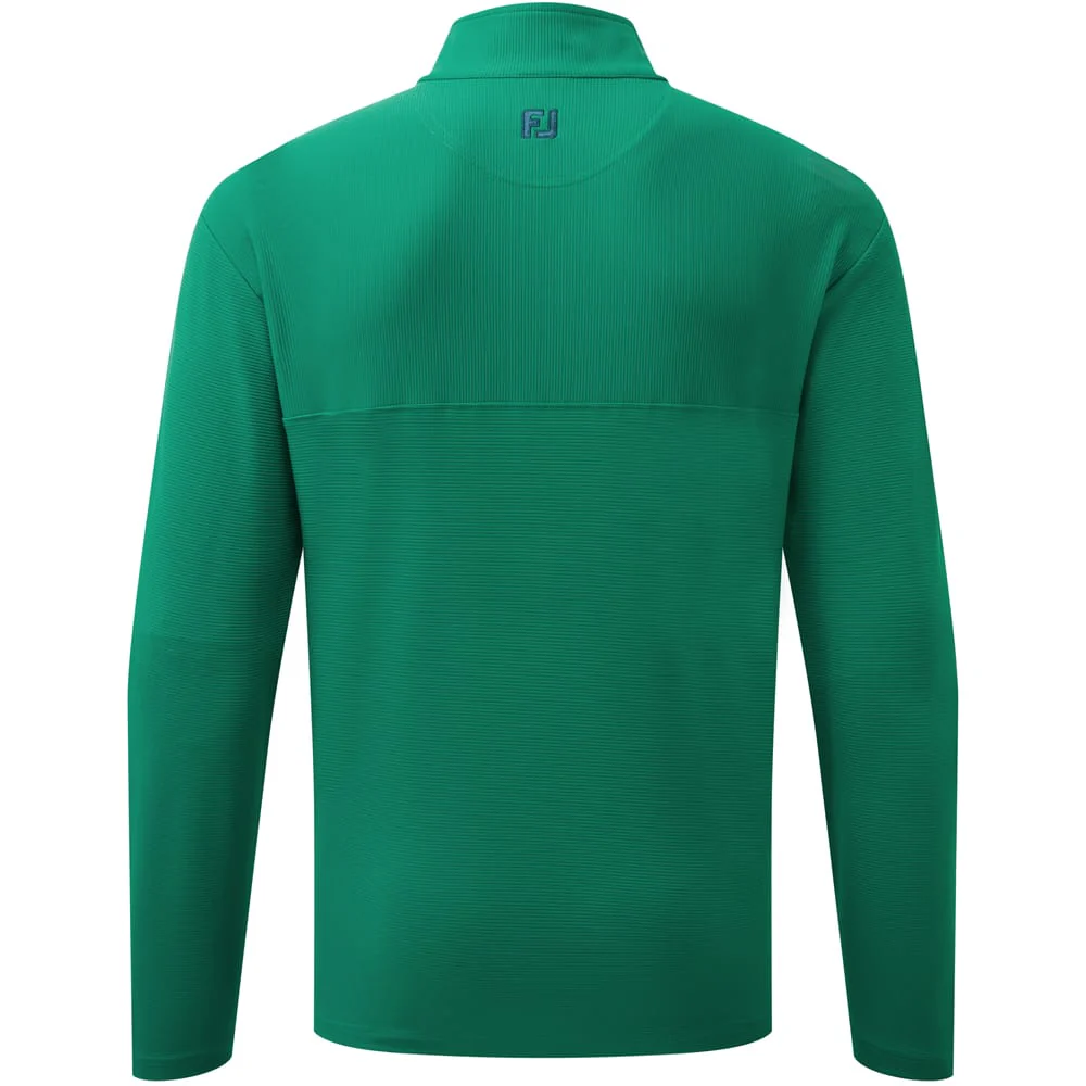 FootJoy Angled Ottoman Chillout 1/4 Zip Pullover - Field Green - Image 2