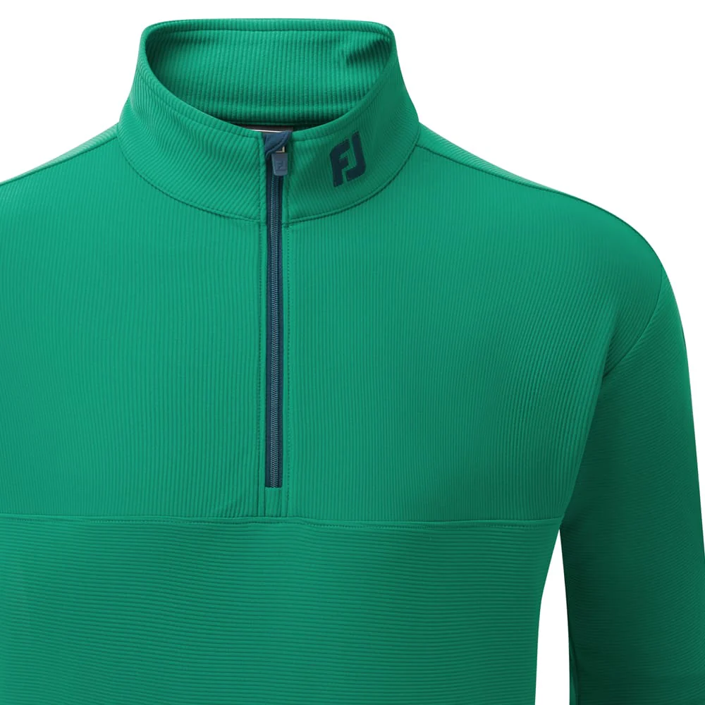 FootJoy Angled Ottoman Chillout 1/4 Zip Pullover - Field Green - Image 3