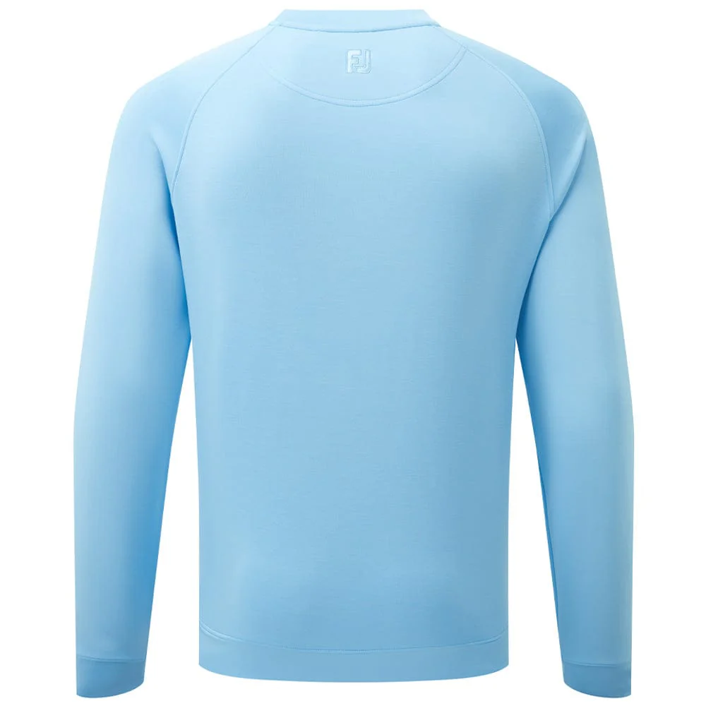 FootJoy Crew Neck Sweatshirt - Blue Reef - Image 2
