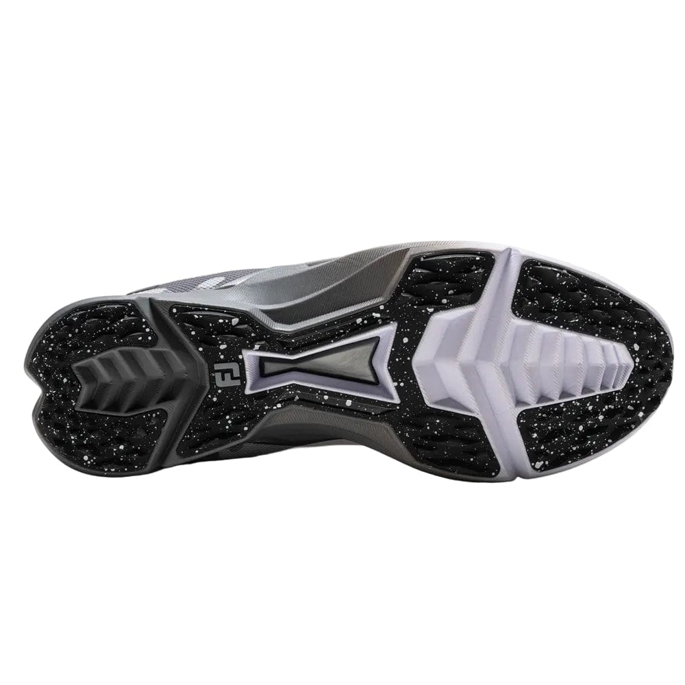 FootJoy Fuel Spikeless Waterproof Shoes - White/Grey/Black - Image 2