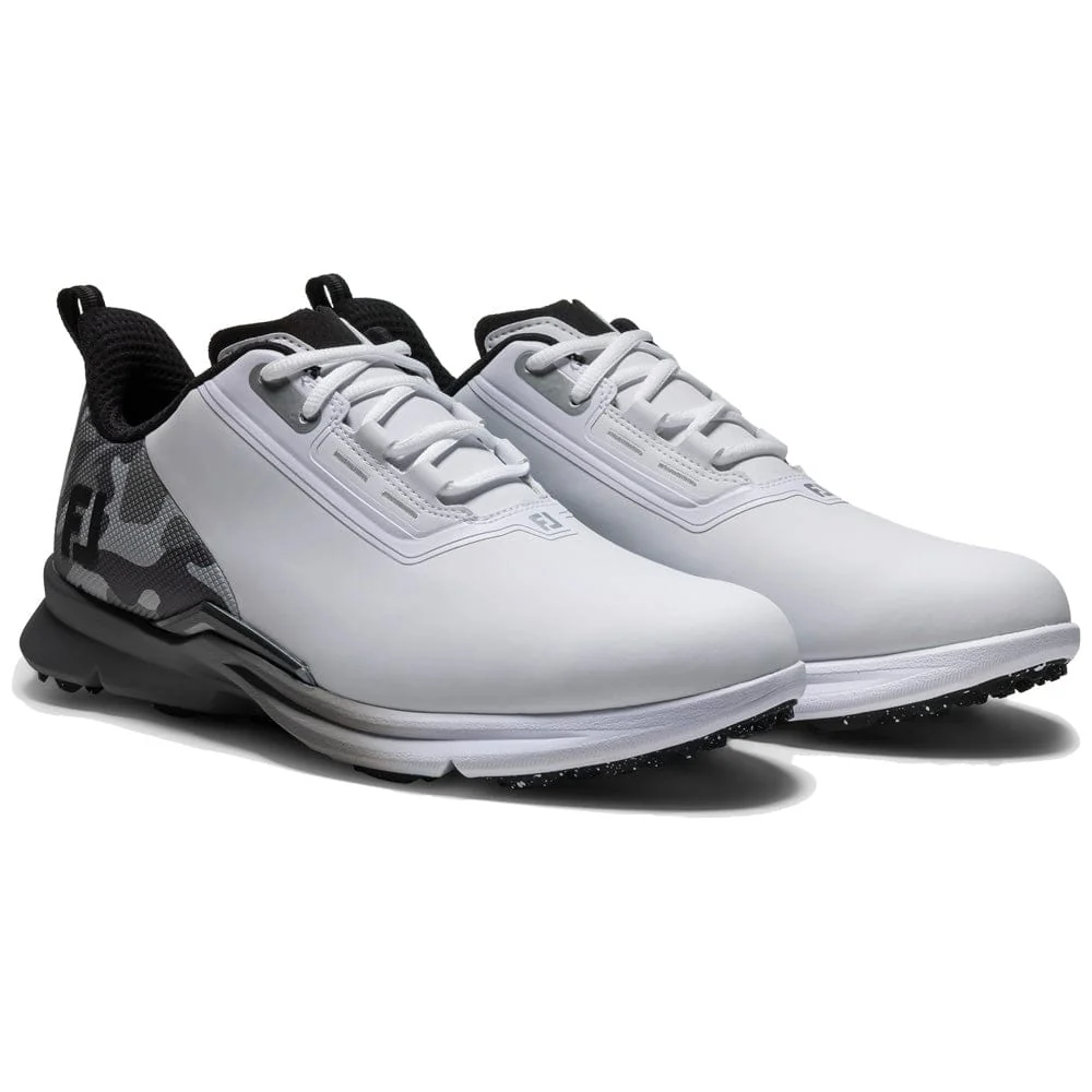 FootJoy Fuel Spikeless Waterproof Shoes - White/Grey/Black - Image 3