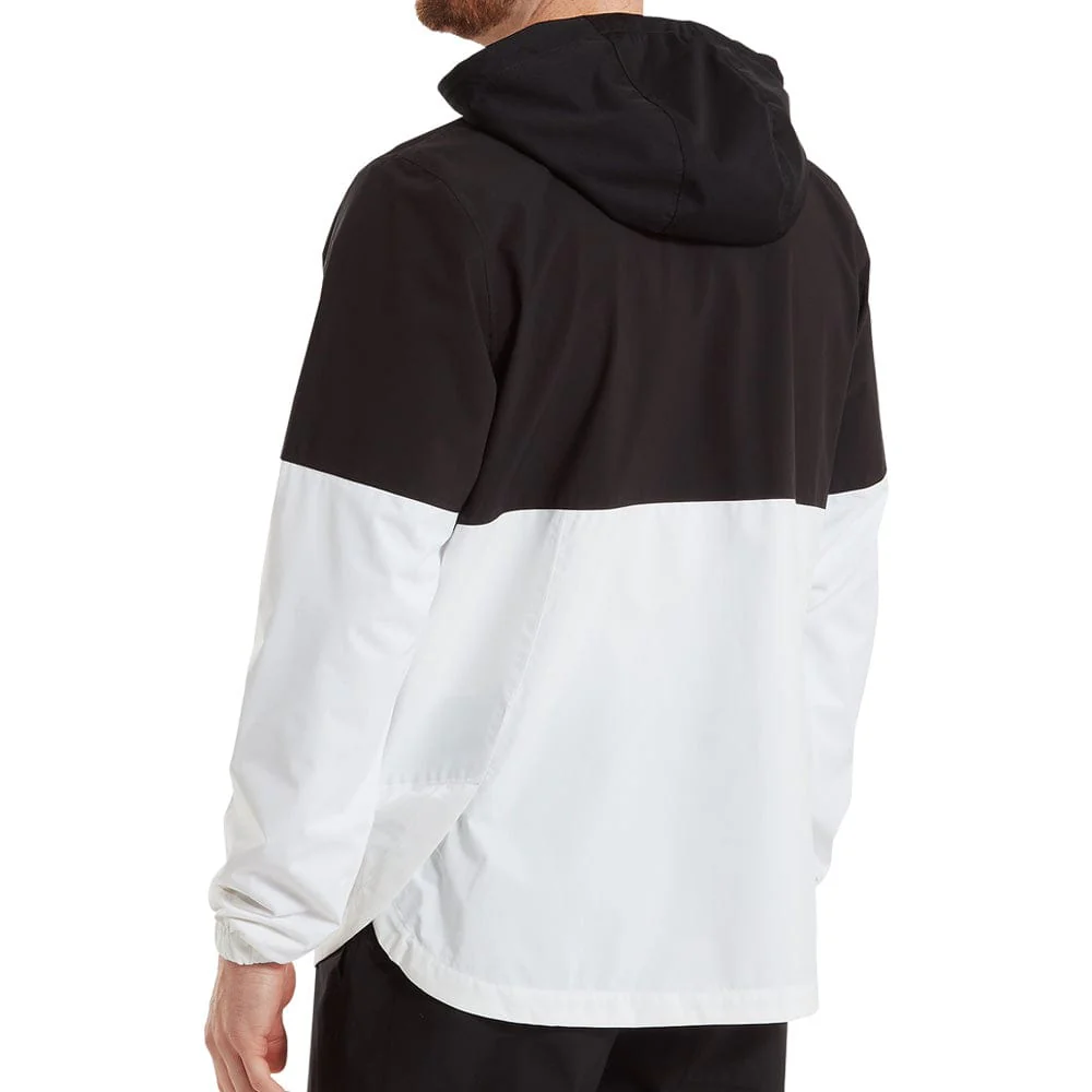 FootJoy Hydrolite X Waterproof Hoodie - Black/White - Image 5