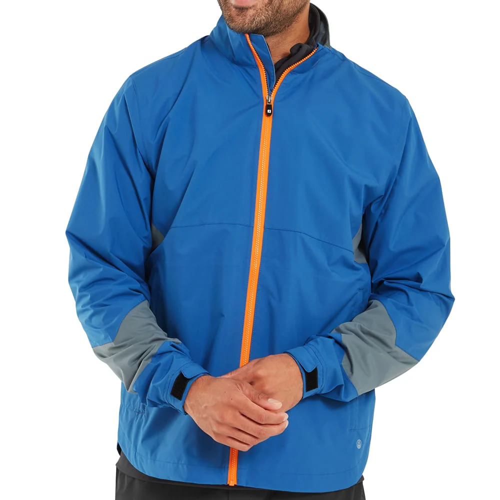 FootJoy HydroLite X Waterproof Jacket - Indigo/Basalt - Image 4