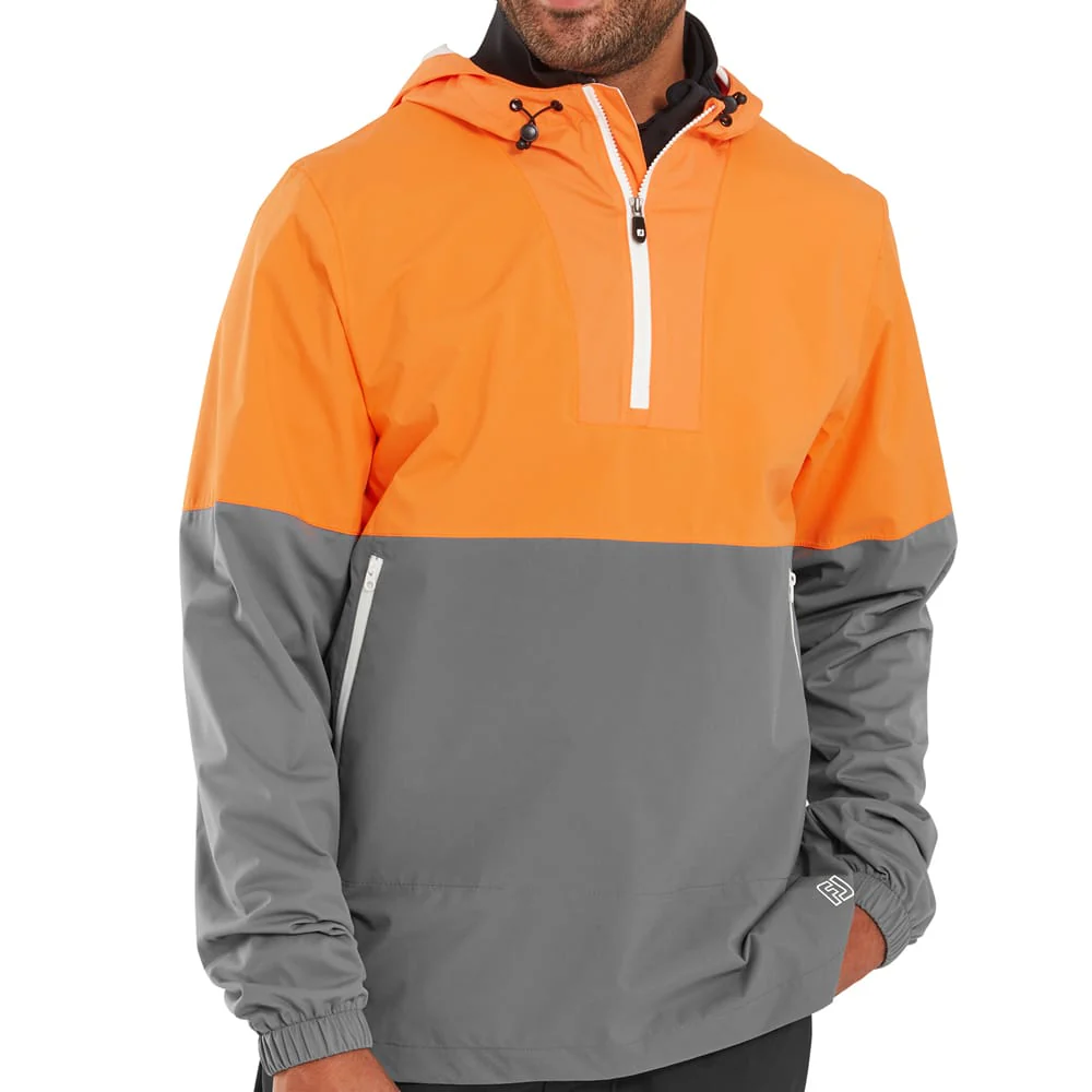 FootJoy HydroLite X Waterproof Hoodie Suit - Solar/Basalt/Black - Image 7