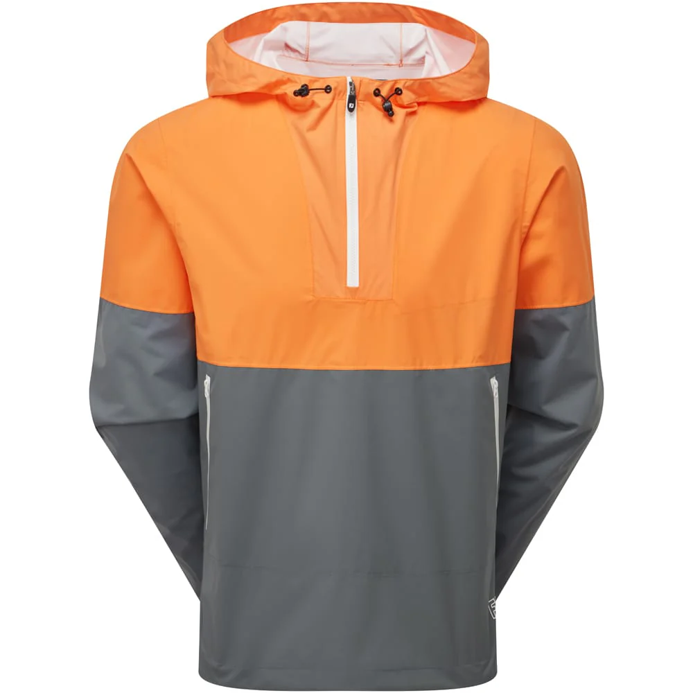 FootJoy HydroLite X Waterproof Hoodie Suit - Solar/Basalt/Navy - Image 2