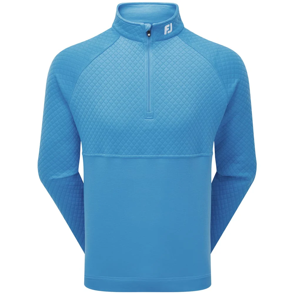 FootJoy Jacquard Thermal 1/4 Zip Chillout - High Tide