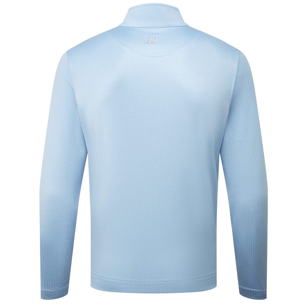FootJoy Nautical Flag Tonal Chillout 1/4 Zip Pullover - Chambray - Image 2