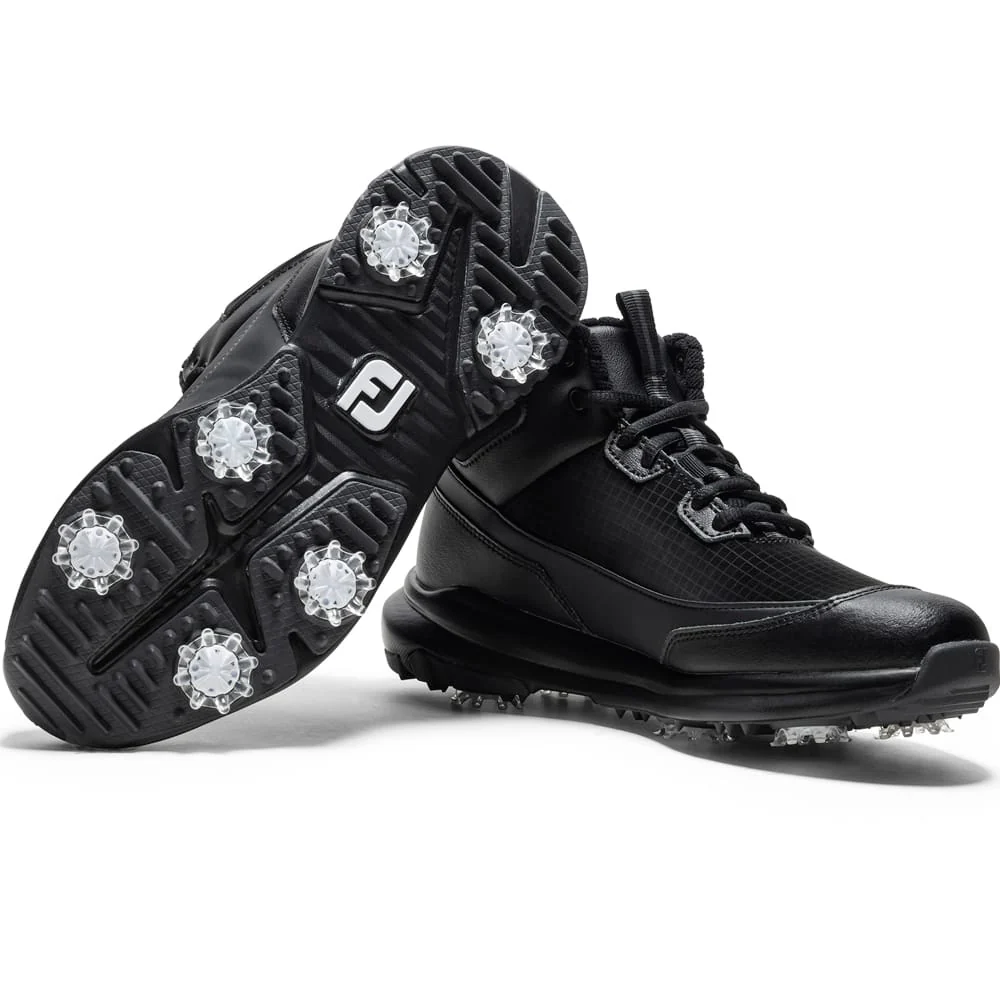 FootJoy Ladies Stormwalker Spiked Waterproof Boots - Black - Image 5