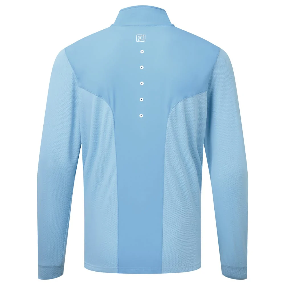 FootJoy Tempo Hybrid Full Zip Jacket - Blue Reef/Deep Reef - Image 2
