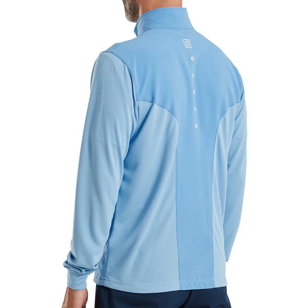 FootJoy Tempo Hybrid Full Zip Jacket - Blue Reef/Deep Reef - Image 5