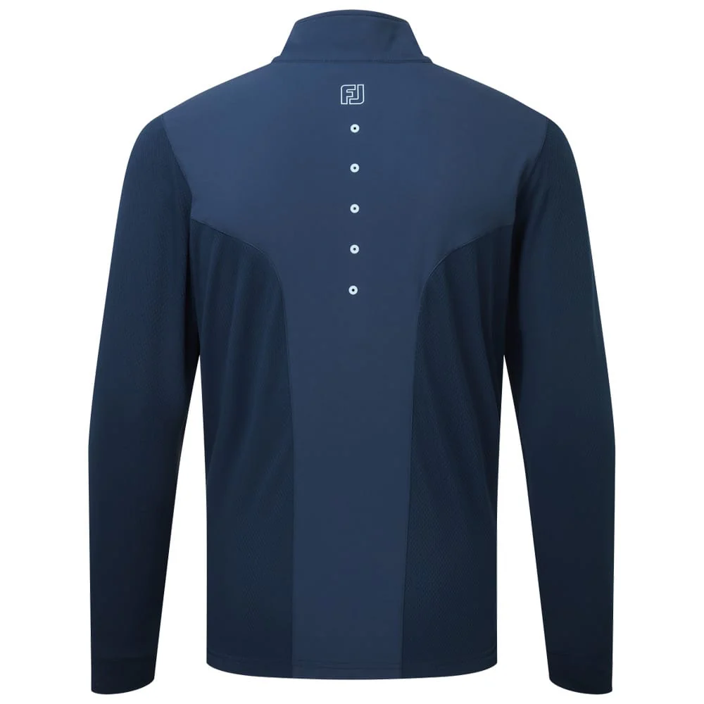 FootJoy Tempo Hybrid Full Zip Jacket - Navy - Image 2