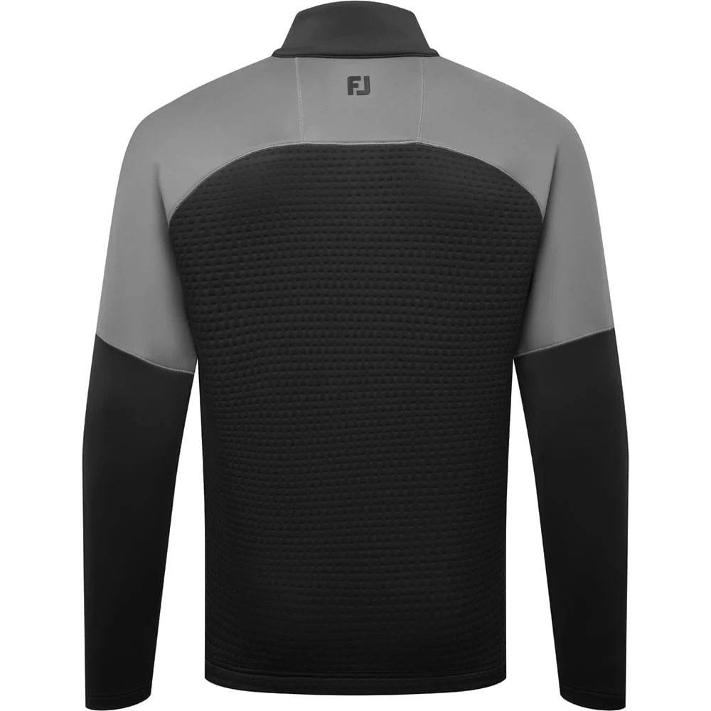 FootJoy ThermoSeries Jacquard Midlayer - Black/Charcoal - Image 2