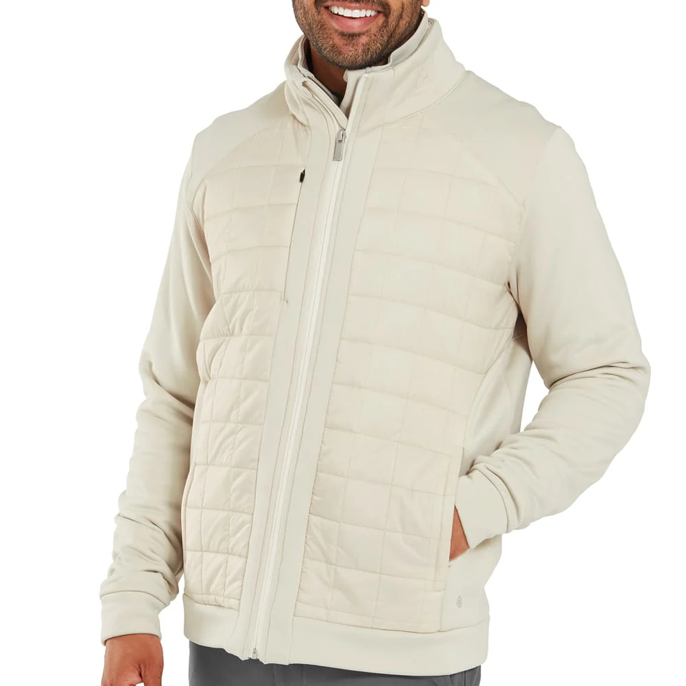 FootJoy Thermoseries Lightweight Insulated Jacket - Stone - Image 4
