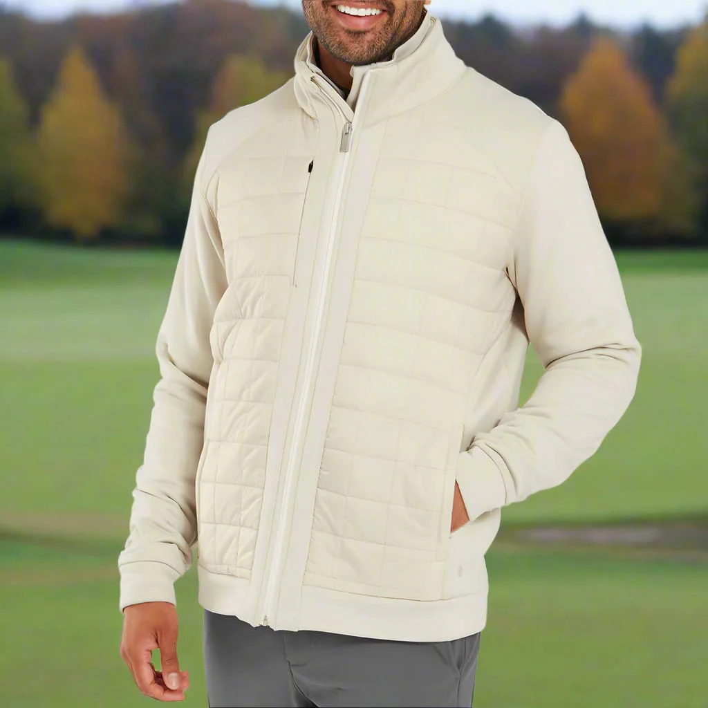 FootJoy Thermoseries Lightweight Insulated Jacket - Stone - Image 6