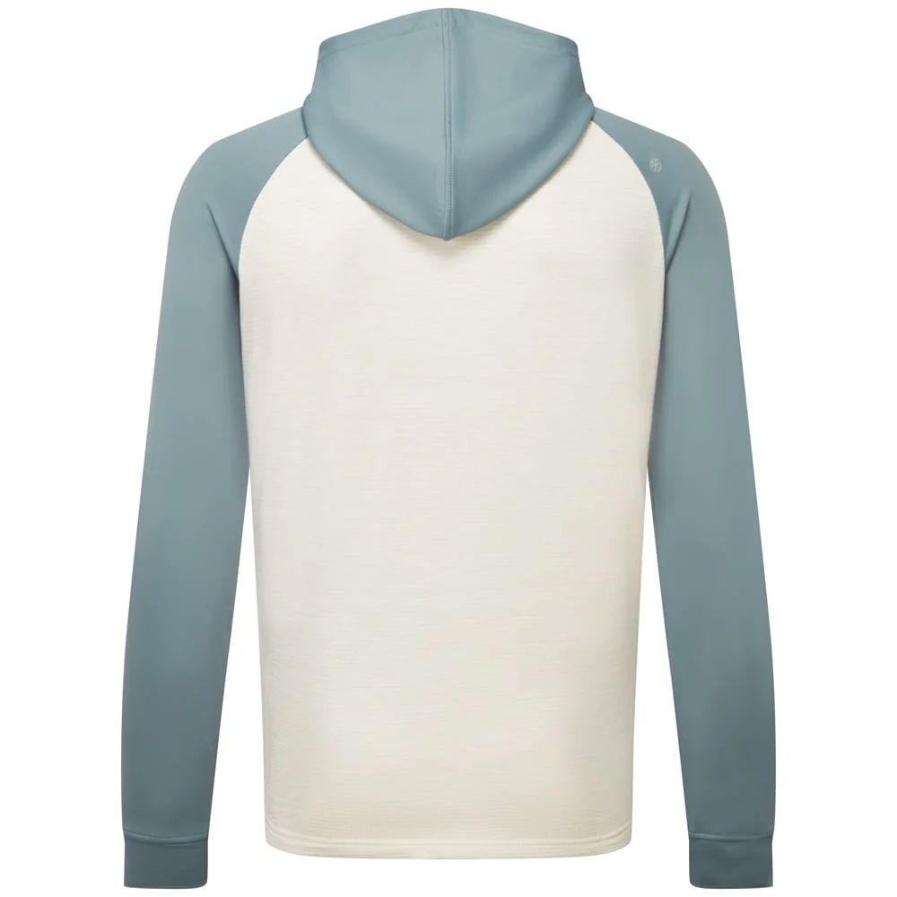 FootJoy ThermoSeries Pullover Hoodie - Stone/Green - Image 2