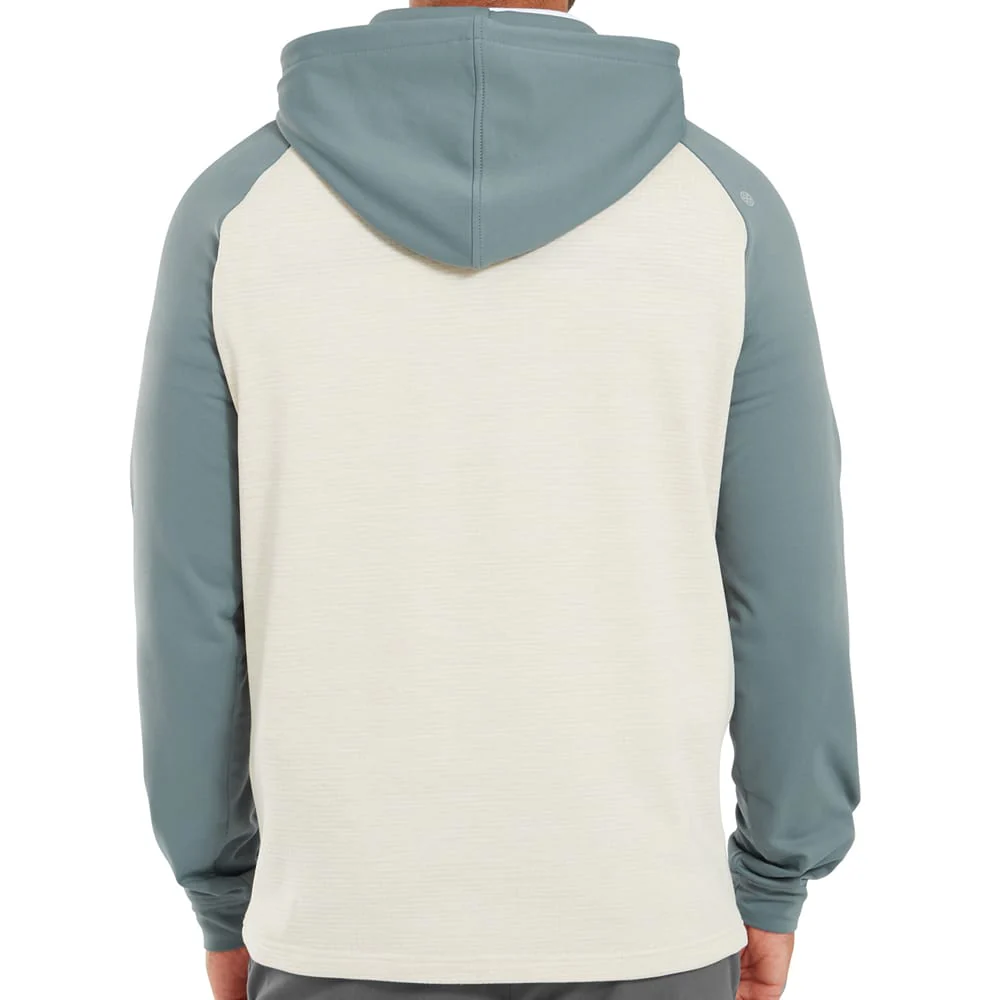 FootJoy ThermoSeries Pullover Hoodie - Stone/Green - Image 5
