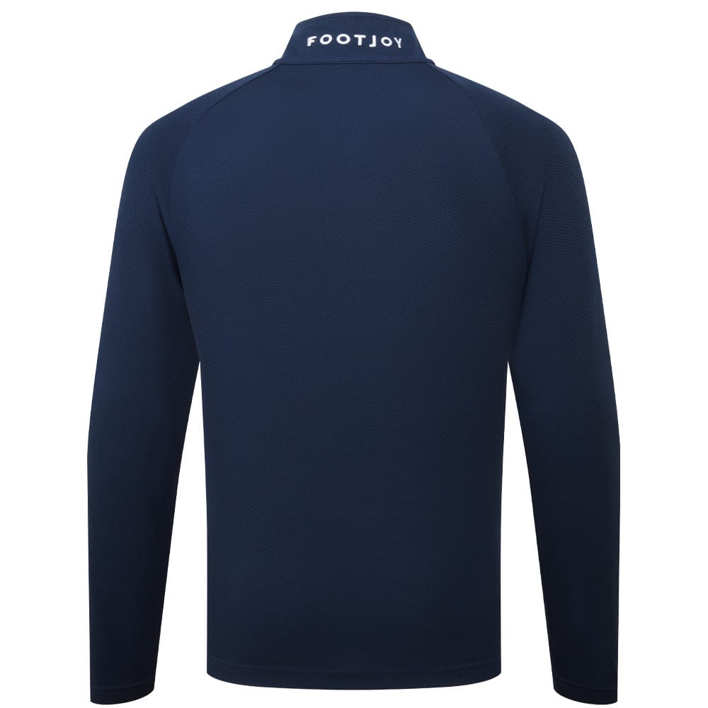 FootJoy Wordmark Chillout 1/4 Zip Pullover - Navy - Image 2