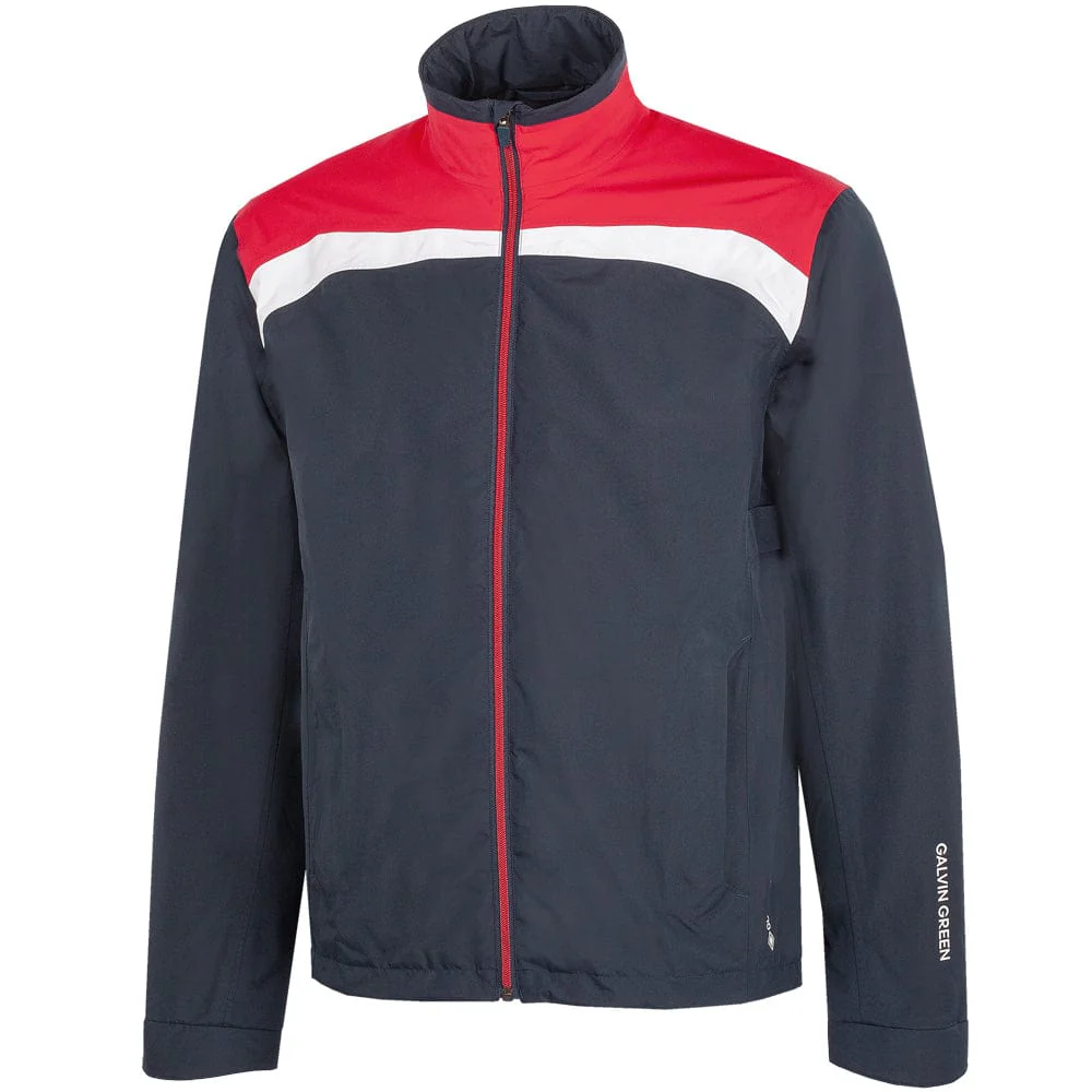 Galvin Green Anton/Alan Waterproof Suit - Navy/Red + Navy - Image 3