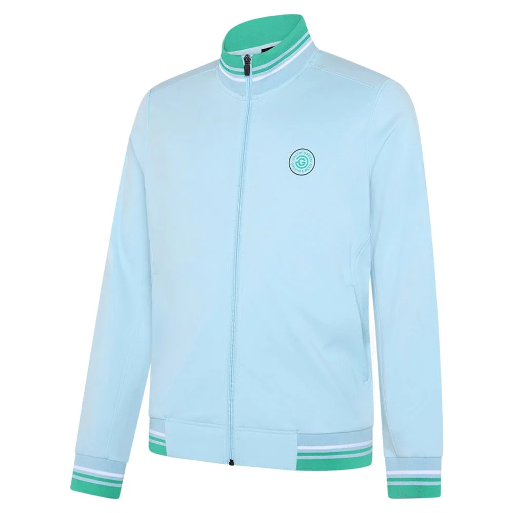 Galvin Green Ltd Collection Daniel Full Zip Mid Layer - Crystal Blue