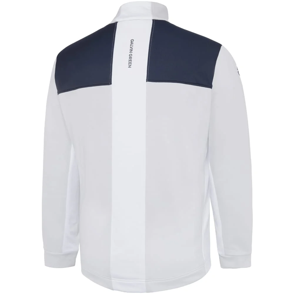 Galvin Green Dean 1/2 Zip Pullover - Cool Grey/Navy - Image 2