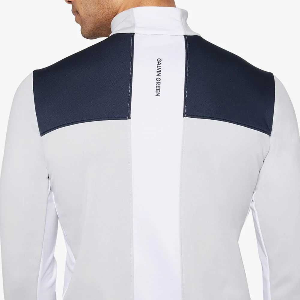 Galvin Green Dean 1/2 Zip Pullover - Cool Grey/Navy - Image 4
