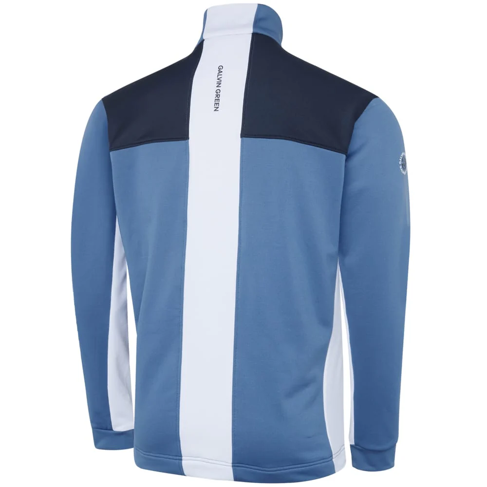 Galvin Green Dean 1/2 Zip Pullover - Moonlight Blue/Navy - Image 2