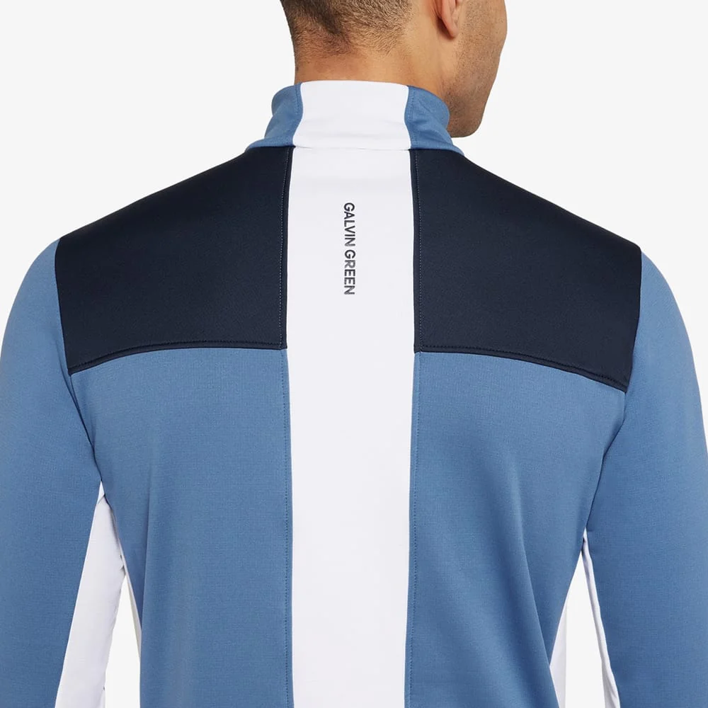 Galvin Green Dean 1/2 Zip Pullover - Moonlight Blue/Navy - Image 4