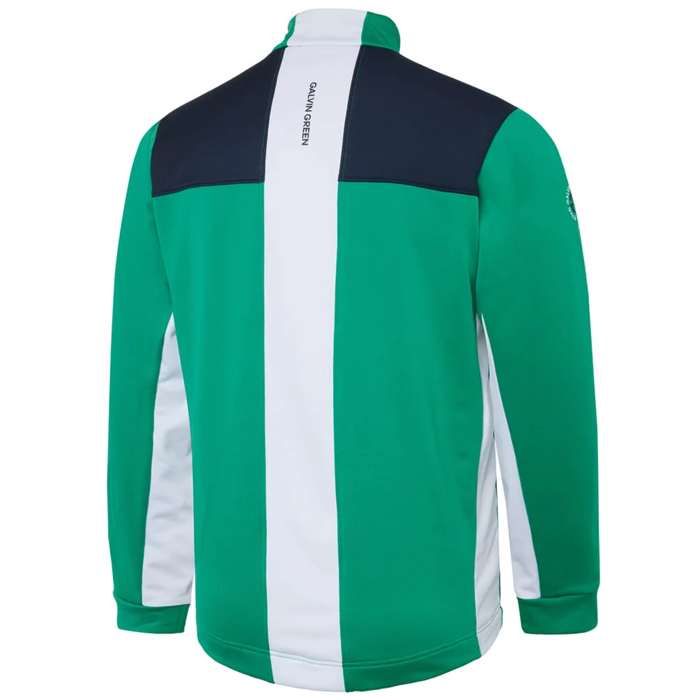 Galvin Green Dean 1/2 Zip Pullover - Navy/Golf Green - Image 2