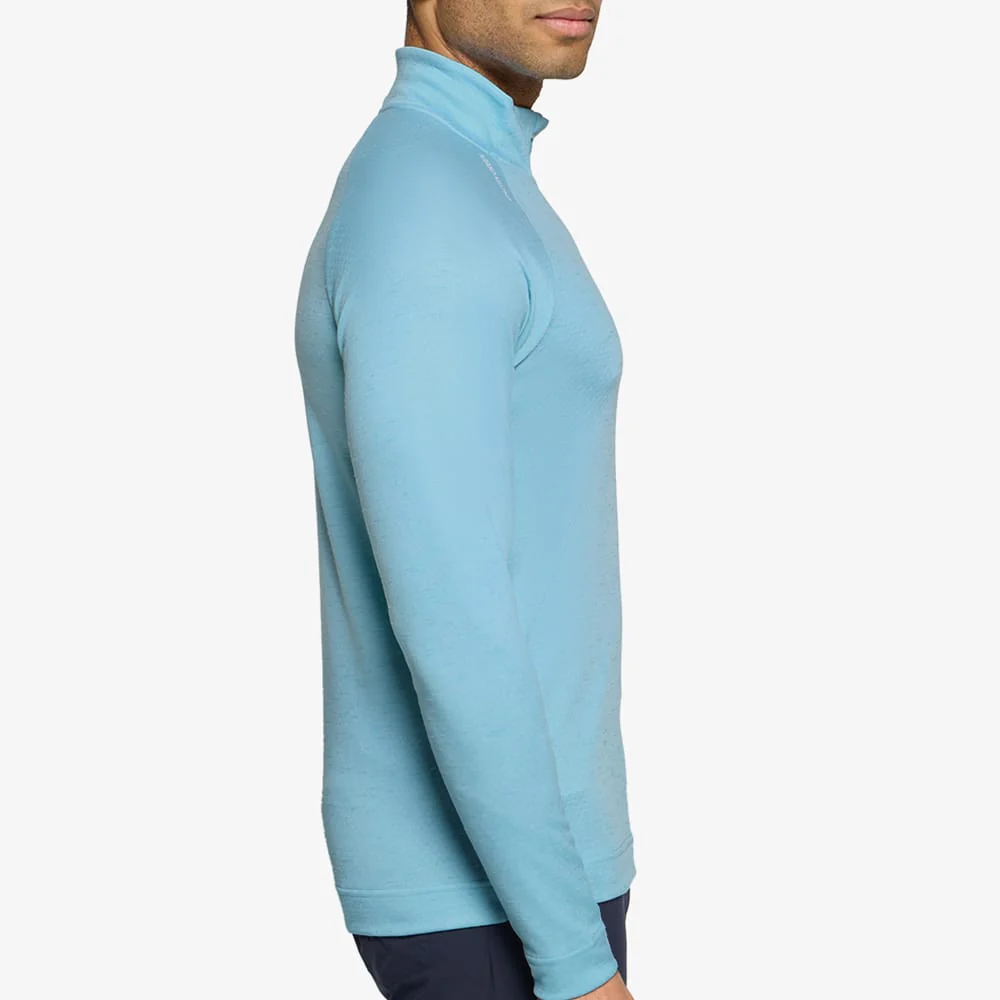 Galvin Green Dion 1/4 Zip Pullover - Crystal Blue Melange - Image 5
