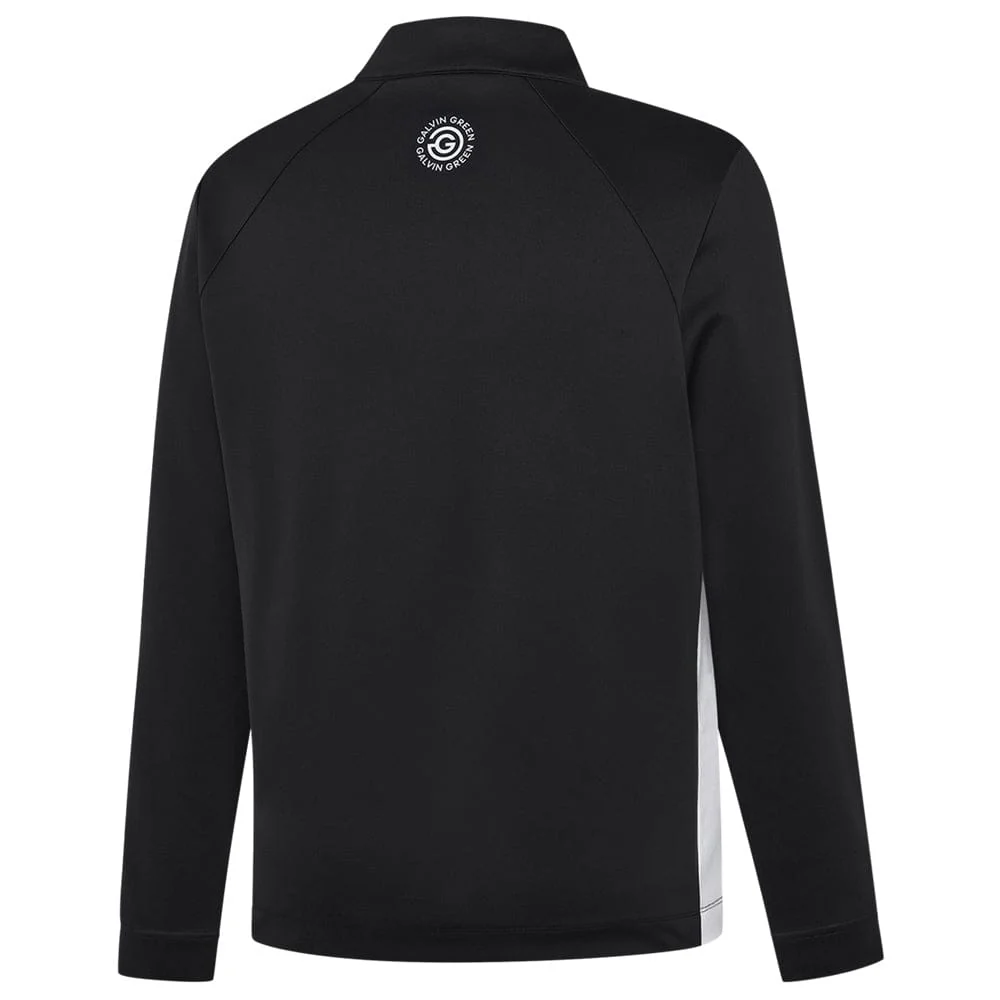 Galvin Green Don 1/4 Zip Pullover - Black/White - Image 2