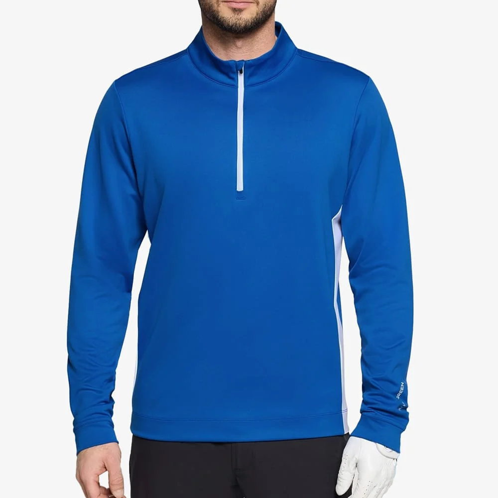 Galvin Green Don 1/4 Zip Pullover - Royal Blue/White - Image 3