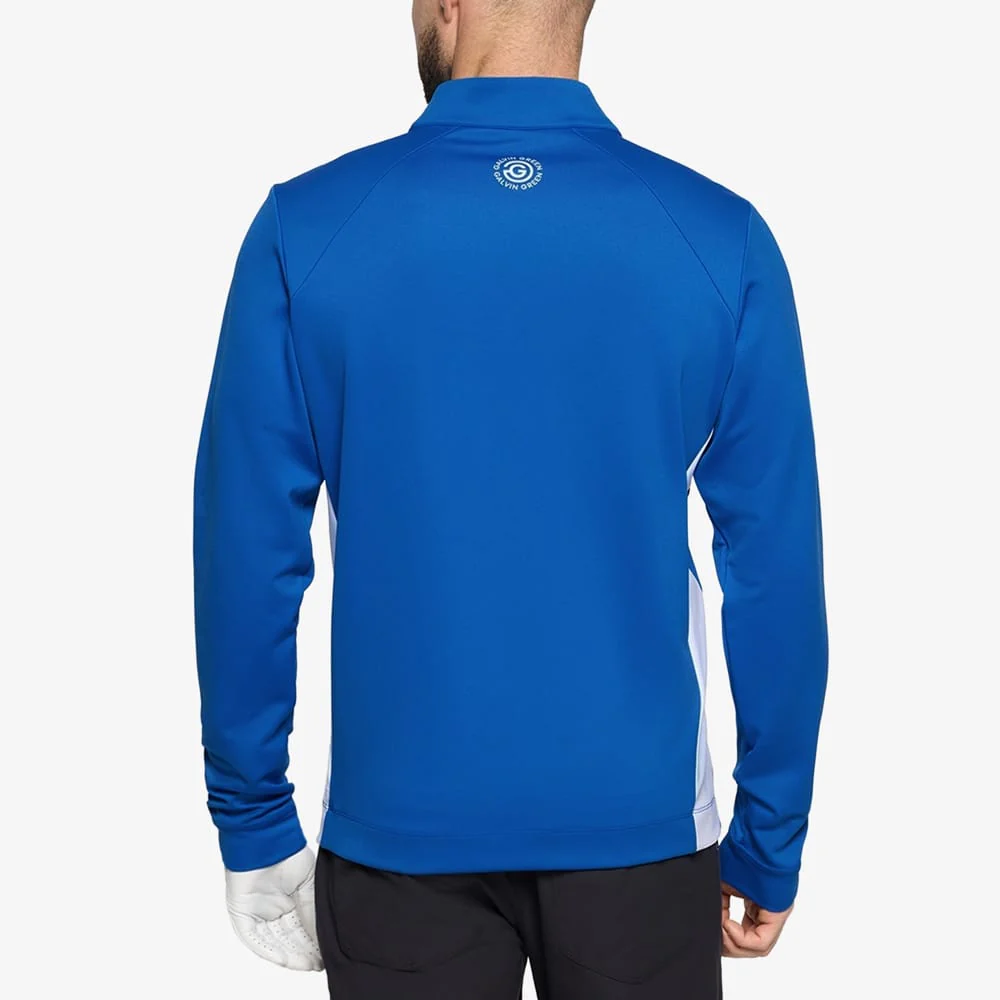 Galvin Green Don 1/4 Zip Pullover - Royal Blue/White - Image 4