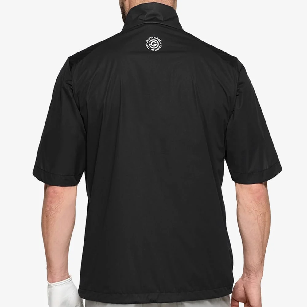 Galvin Green Luis Half Sleeve Windproof Top - Black - Image 3