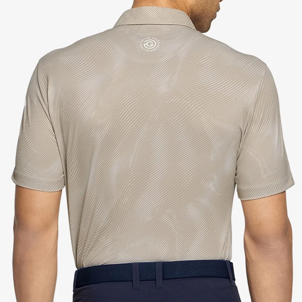 Galvin Green Maguire Polo Shirt - Sand - Image 3