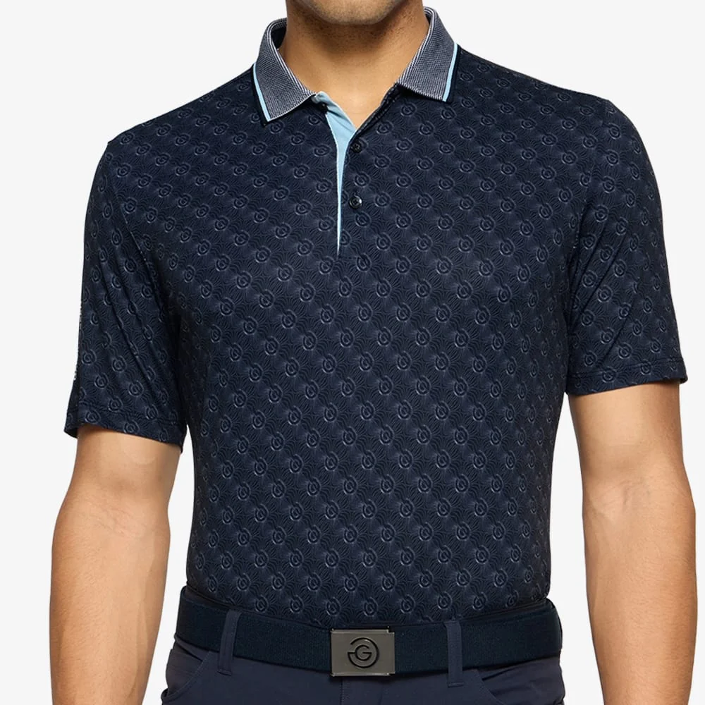 Galvin Green Mansfield Polo Shirt - Navy - Image 4
