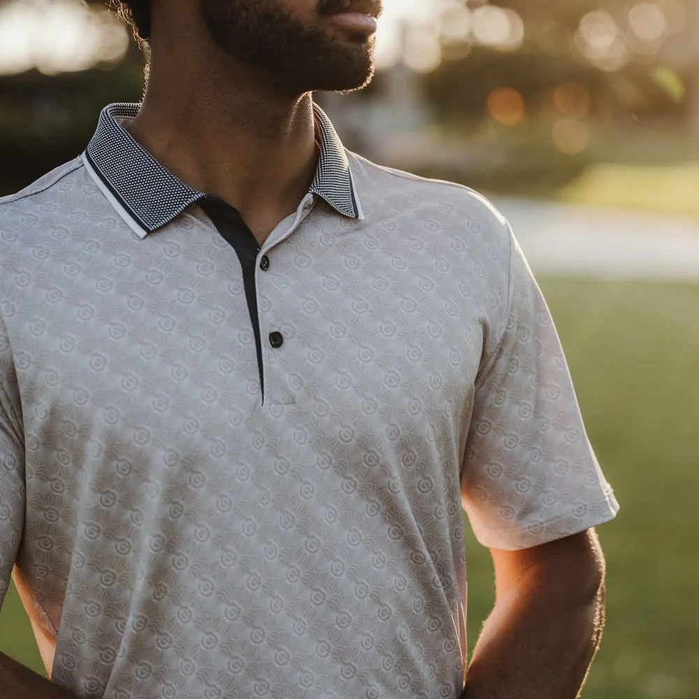 Galvin Green Mansfield Polo Shirt - Sand - Image 6