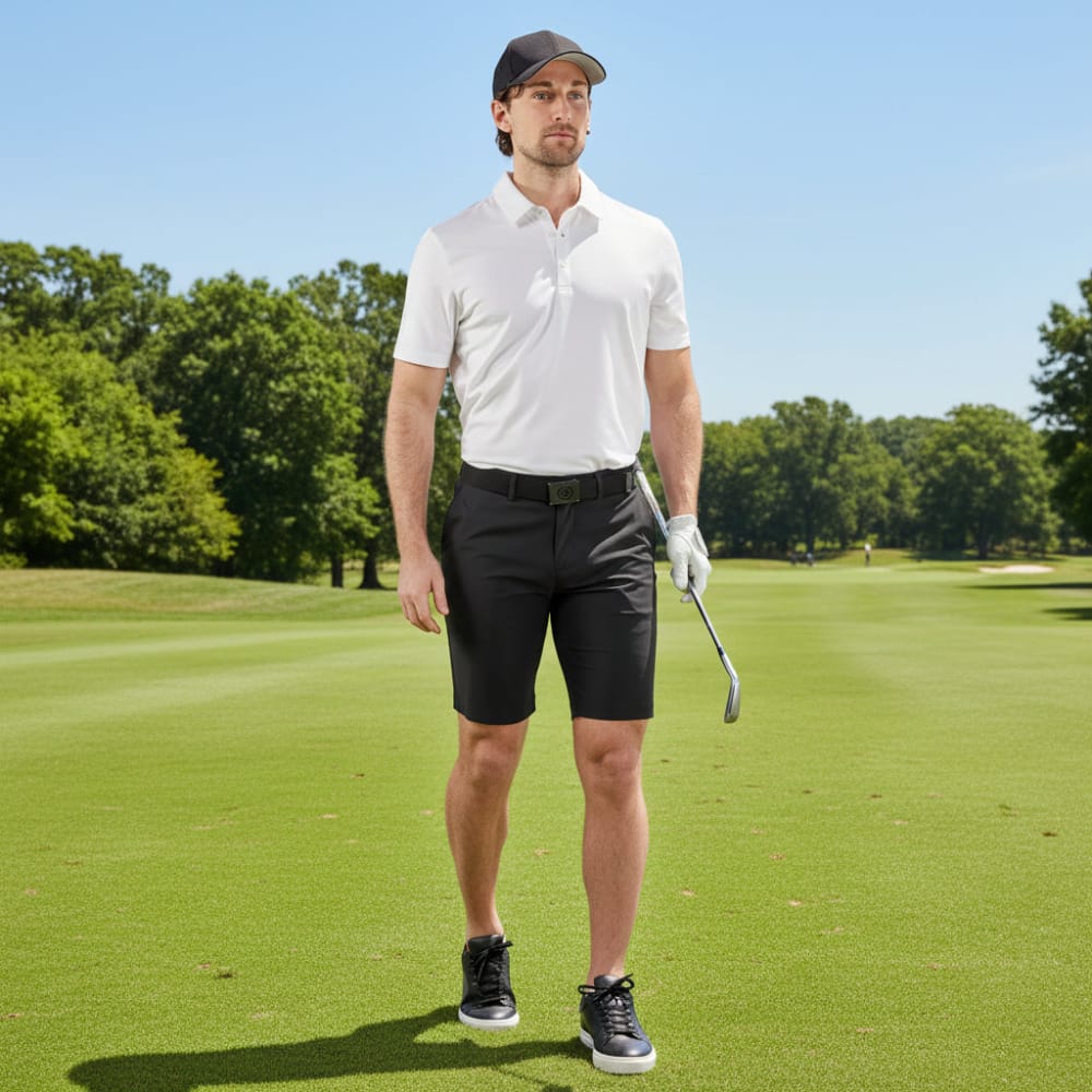 Galvin Green Paul Shorts - Black - Image 3