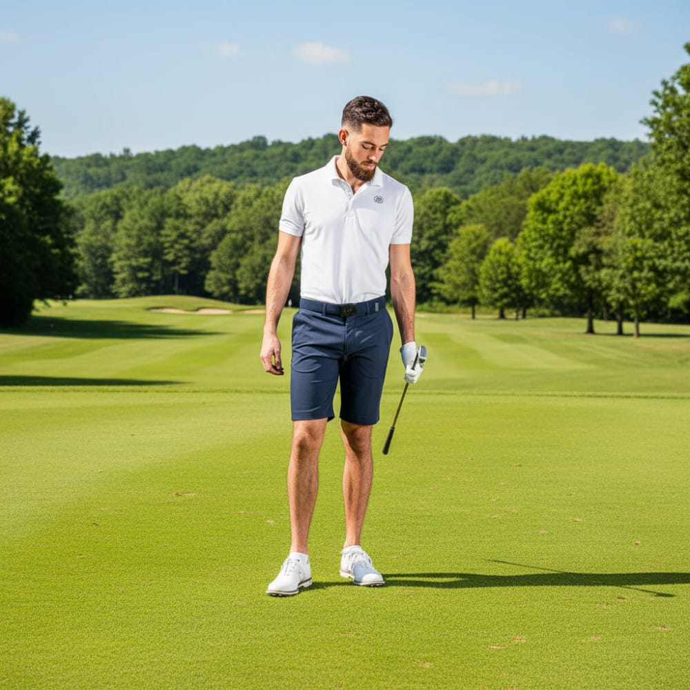 Galvin Green Paul Shorts - Navy - Image 3
